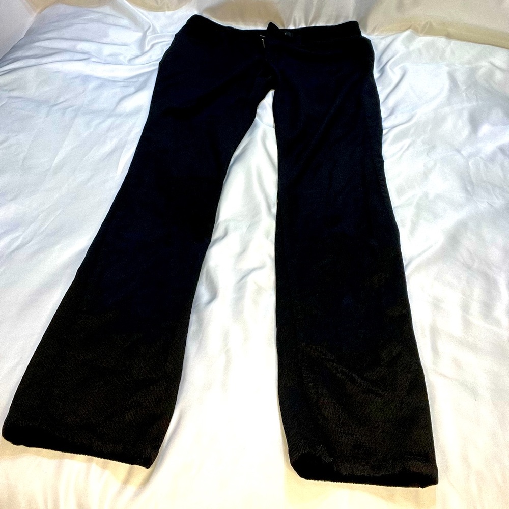 Express Black Velvety Corduroy Pant - Size 4